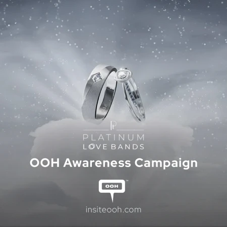 Rare, White, Unforgettable: Platinum Love Bands Steal the D/OOH Scene