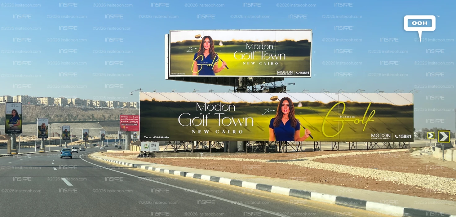Modon Golf Town Brings Egyptian Stars Together in a Striking OOH Campaign