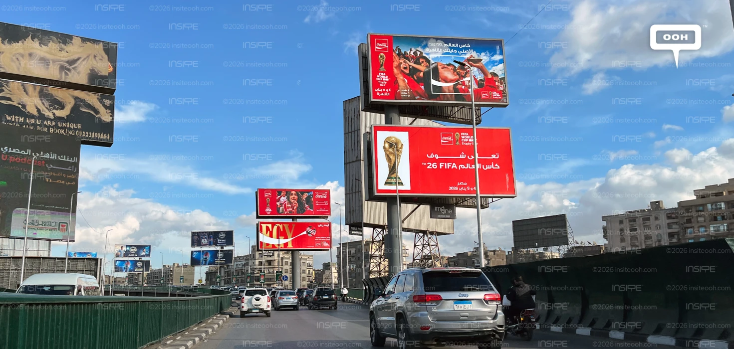 Egypt and Coca-Cola Welcome the World Cup™ Trophy Tour on OOH Ad Campaign