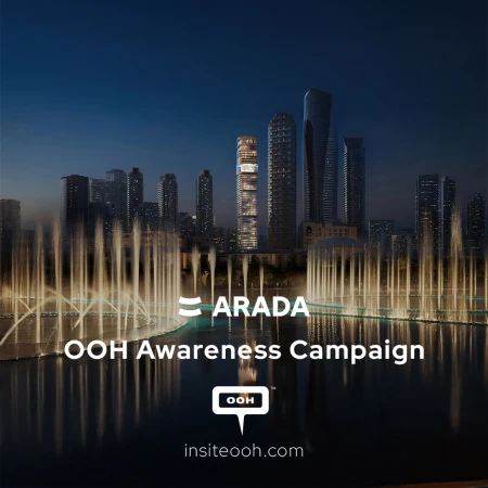 Arada’s INAURA Billboards Turn UAE Streets into a Living Pulse of Downtown Energy
