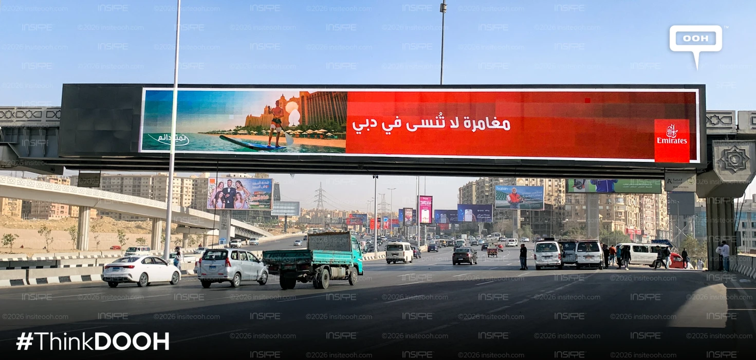 Emirates Airlines' New DOOH Campaign Promoting Tourism to Enchanting Dubai
