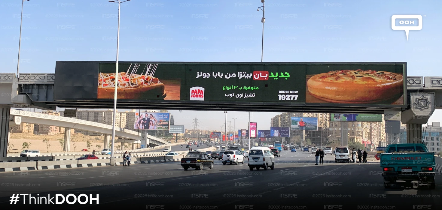Papa John’s "Classic Pan" Campaign Across Greater Cairo Screens
