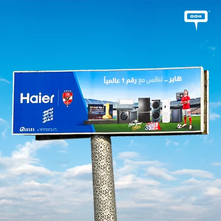 Haier Turns Greater Cairo’s OOH Into a Global Football Showcase