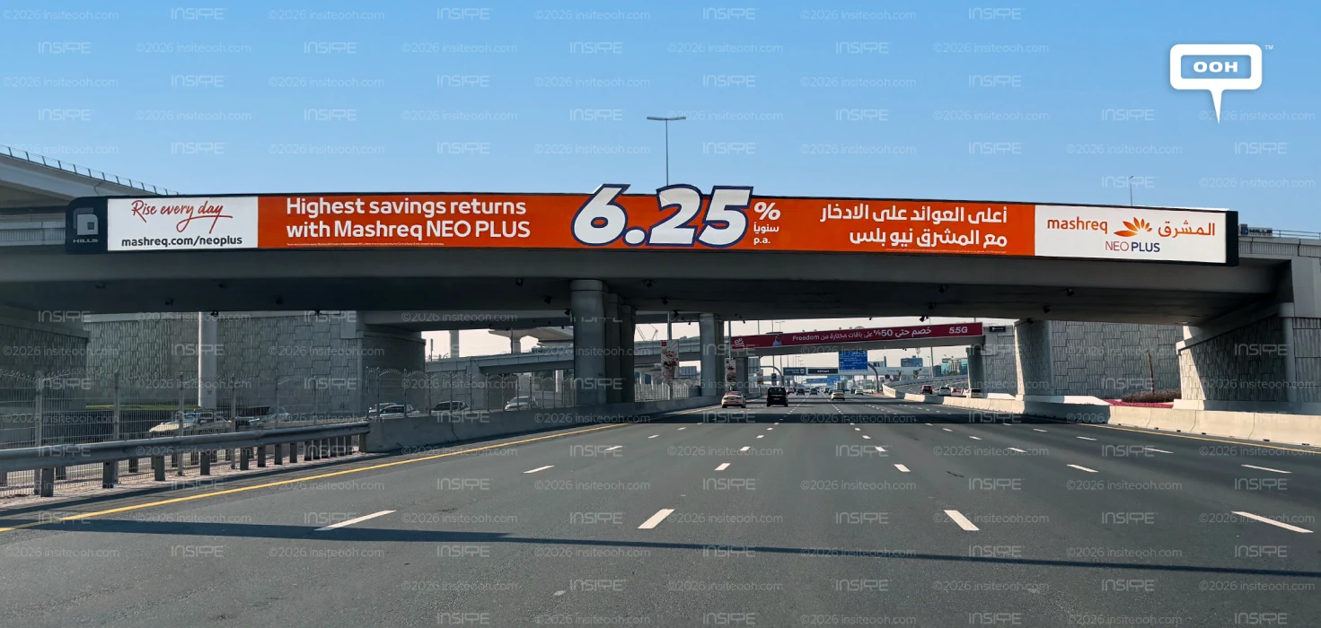 Mashreq Bank Continues Its Winning Streak Across the D/OOH Scene