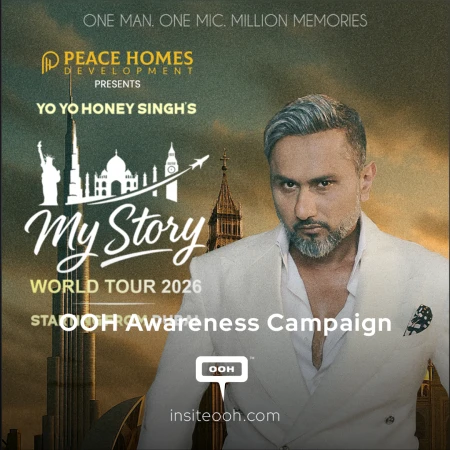 Peace Homes Brings Yo Yo Honey Singh Back to Dubai’s Billboards