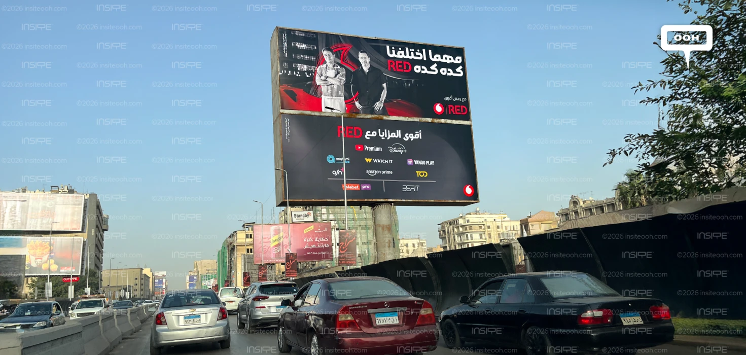 Vodafone Commands Cairo’s OOH Stage with Dhafer L’Abidine and Asser Yassin