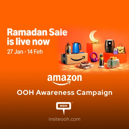 Amazon’s Ramadan Sale Announced Across Dubai’s Digital Screens