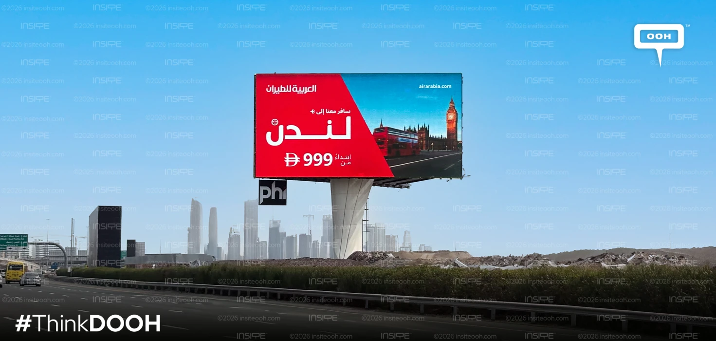 Now Boarding London! Air Arabia’s Latest DOOH Campaign on the Spot