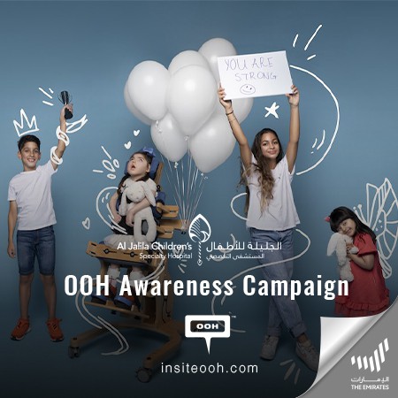 Al Jalila Children’s Speciality Hospital Spreading Positivity and Love on Dubai’s billboards