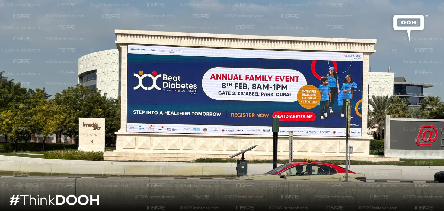 Beat Diabetes Brings Its Annual Family Event Back Into Focus on Dubai’s DOOH