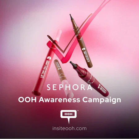 Sephora’s Lip Tint Felt Liner Takes Over DOOH Locations in Dubai