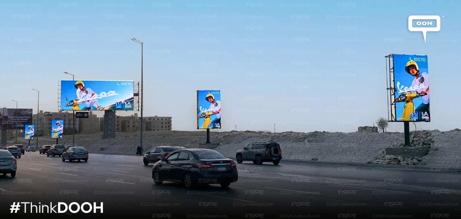From Pontedera to Cairo. Vespa Marks its Official Debut in Egypt on D/OOH