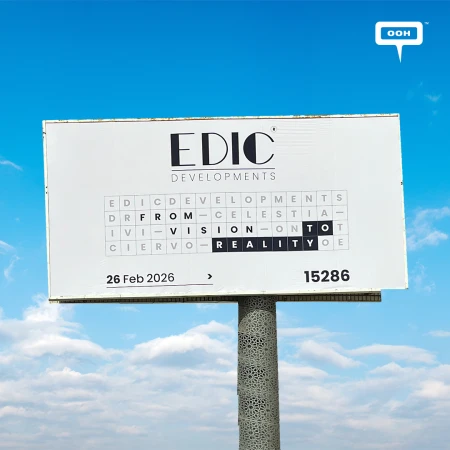 EDIC Developments Turns Vision Into Reality with a Minimalist D/OOH Statement