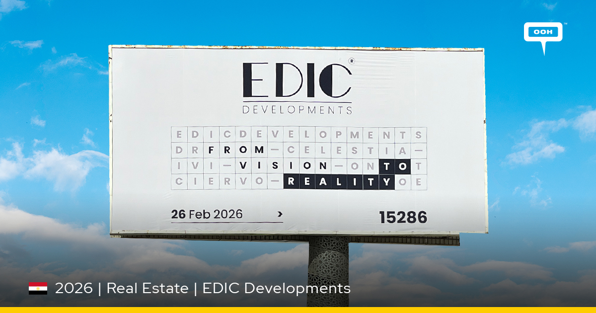 EDIC Developments Turns Vision Into Reality with a Minimalist D/OOH ...