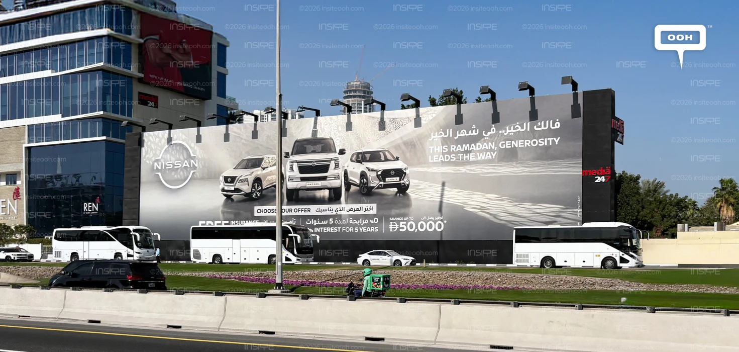 Nissan Gives You the Wheel... of Choice in Their Latest D/OOH Venture in Dubai!