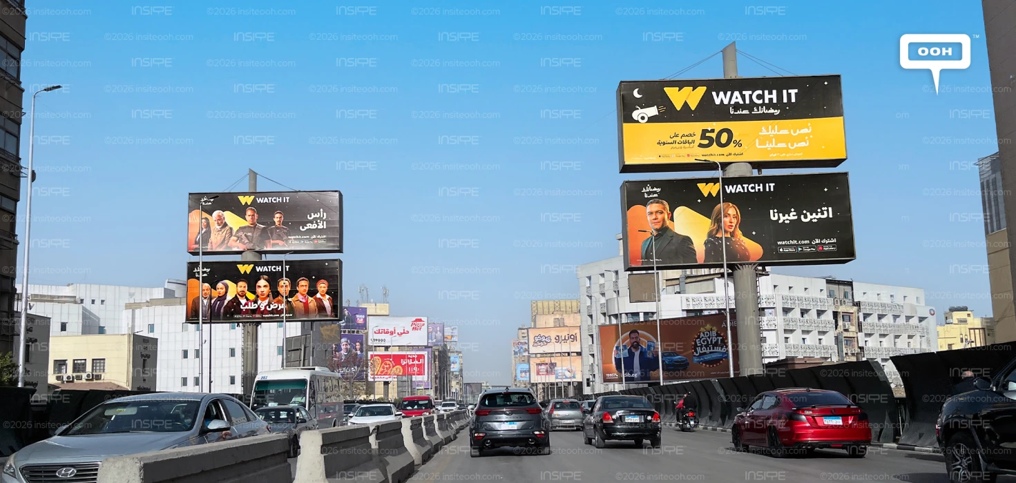 Cairo's Billboards Bloom with WATCH IT’s Star-Studded Ramadan Drama Slate