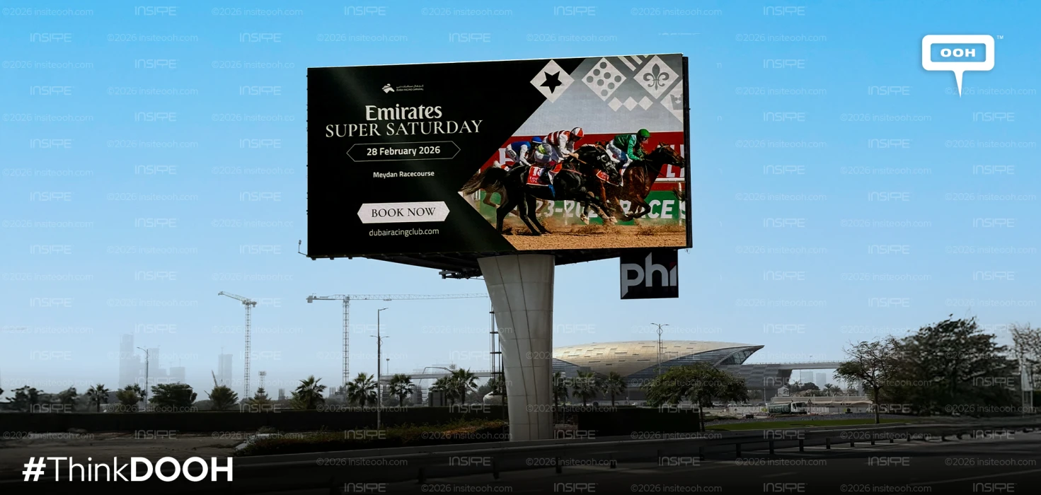 Emirates Super Saturday Takes Over Dubai’s Digital Screens Ahead of Race Day