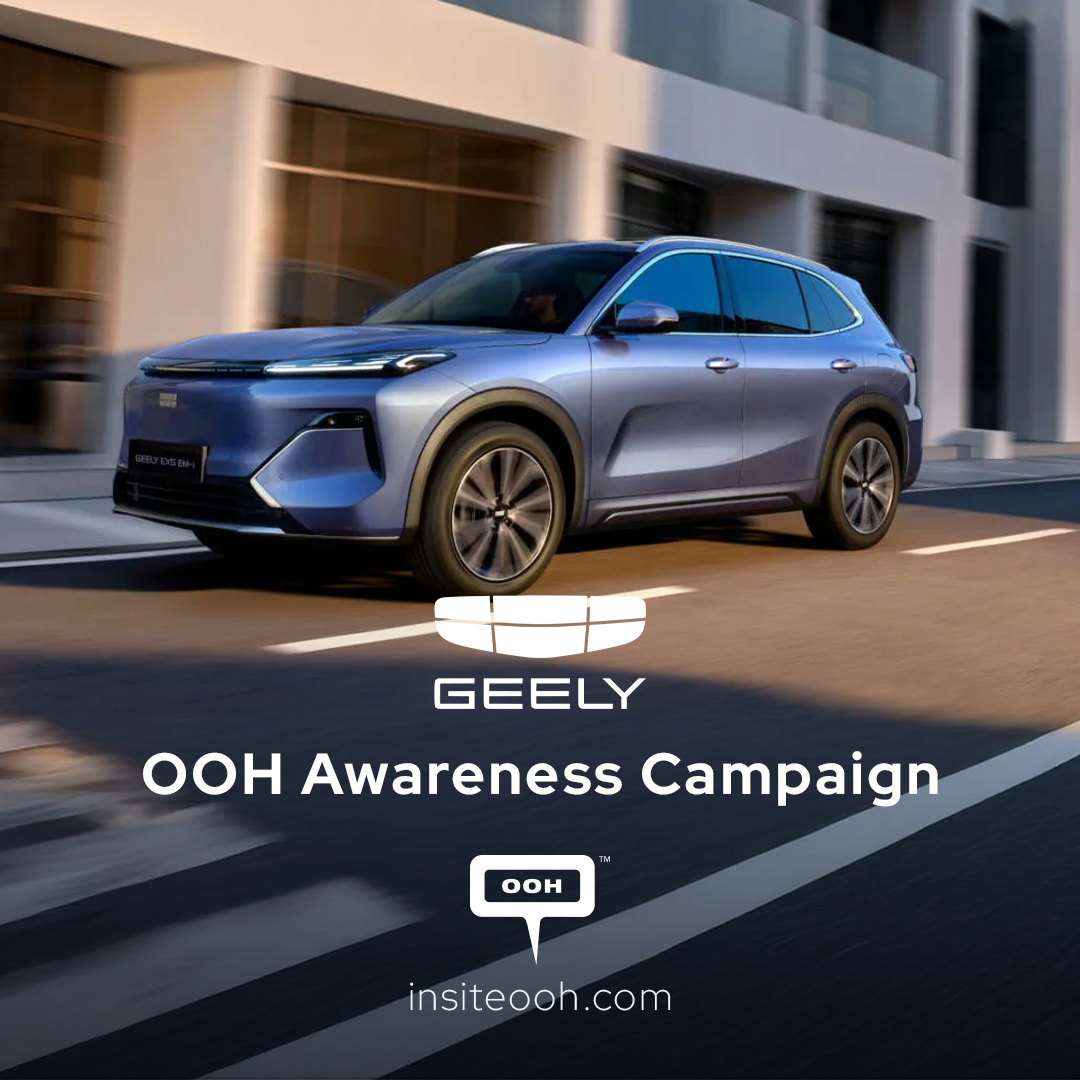 Geely Accelerates Across Dubai with the Hybrid EX5-EM-i on D/OOH