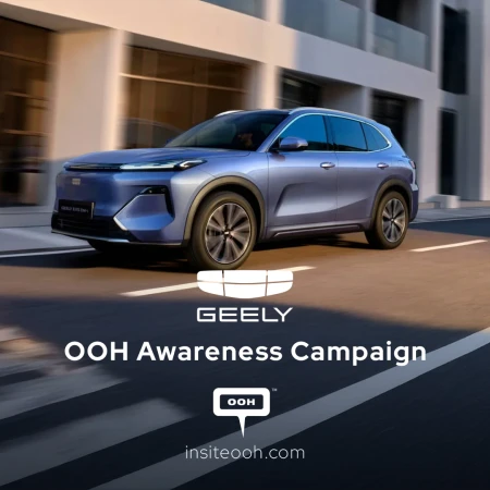 Geely Accelerates Across Dubai with the Hybrid EX5-EM-i on D/OOH
