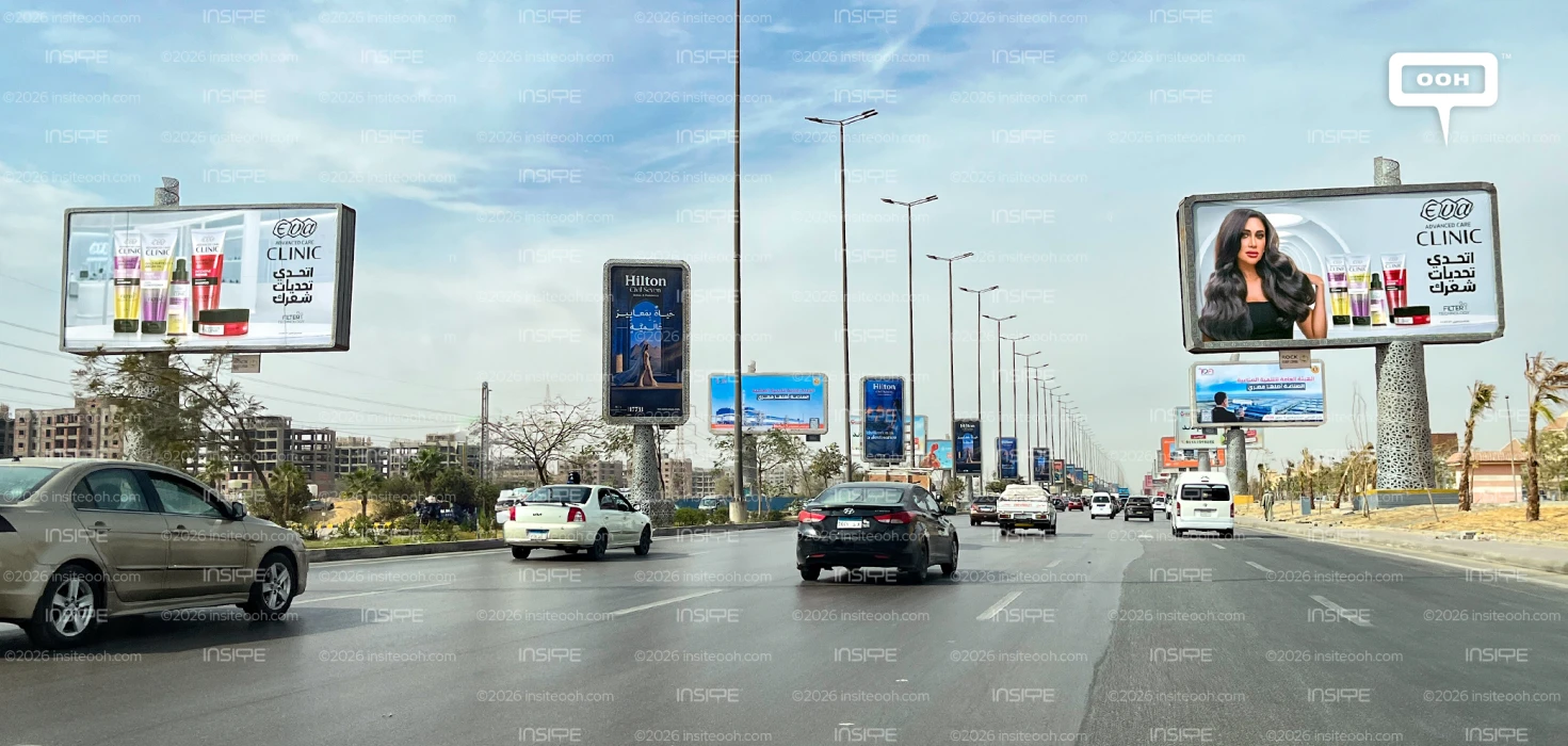 Clinic-Level Hair Care Takes Over Cairo with Enjy Kiwan & Eva’s OOH Campaign