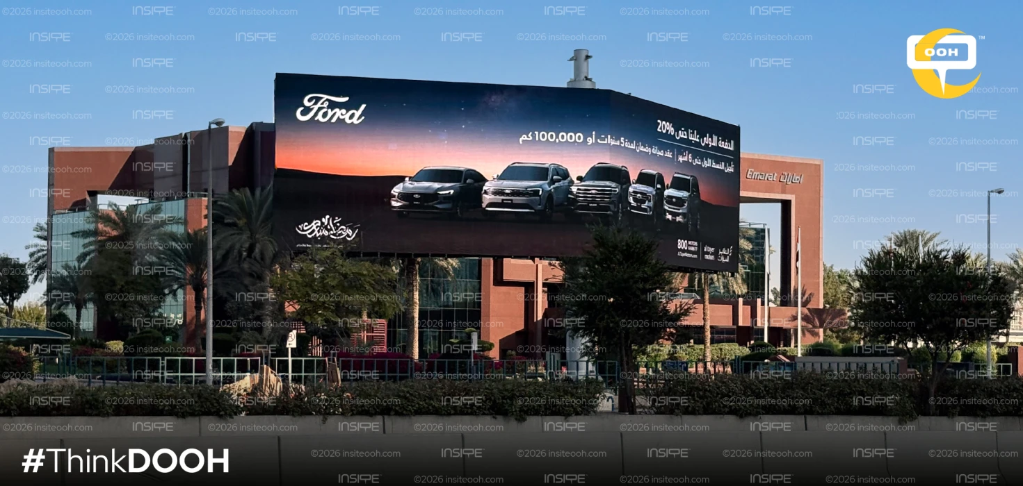 Ford Charges Across Dubai’s DOOH with Ramadan-Themed Campaign