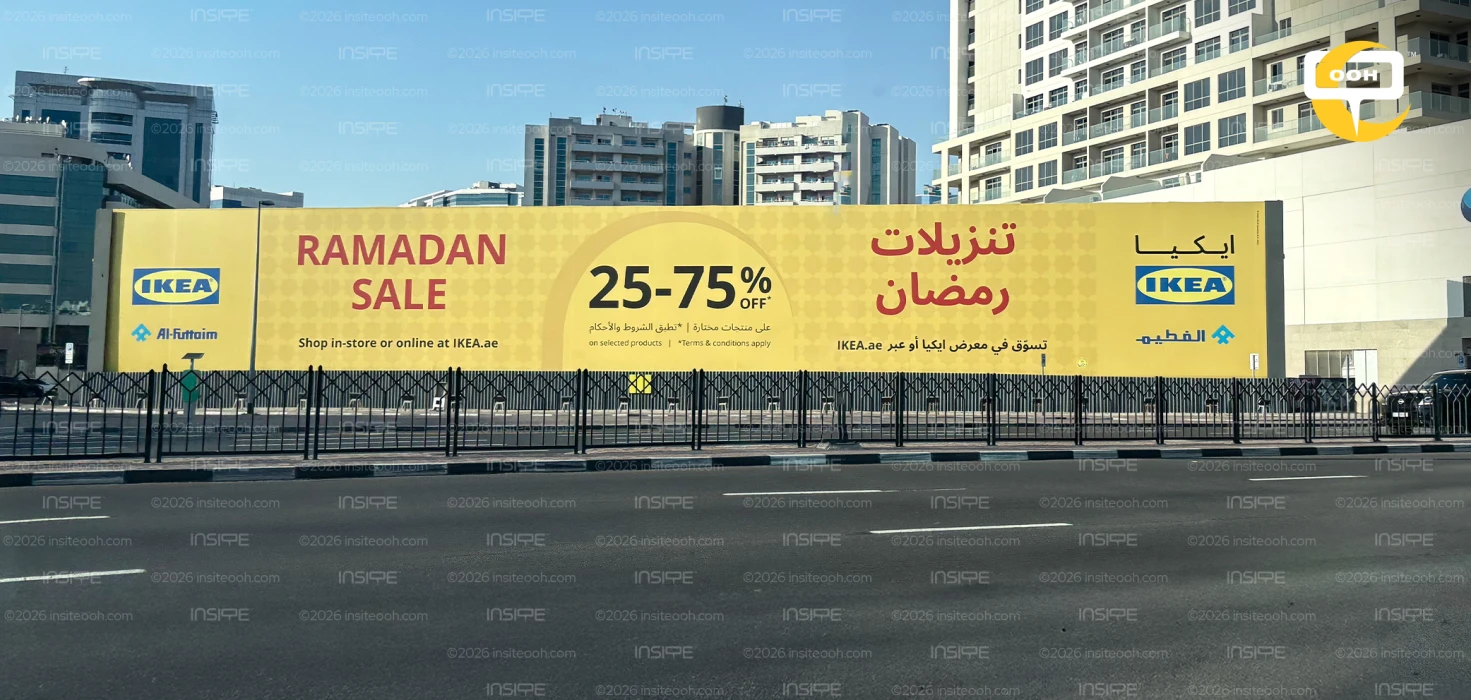 IKEA Leverages Seasonal Momentum with Large-Scale Ramadan OOH in Dubai