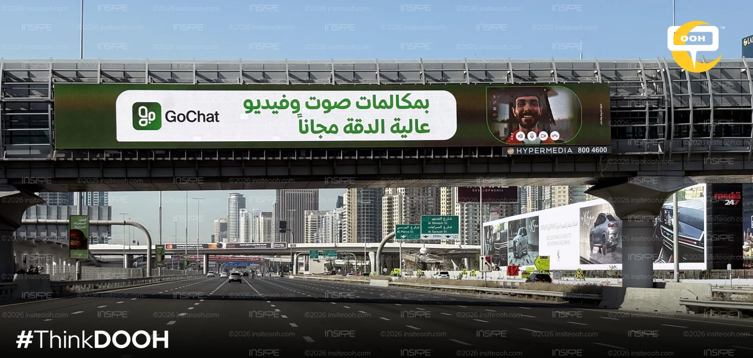 GoChat Amplifies Its Free HD Call Proposition Across Dubai's DOOH