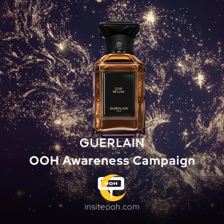 Guerlain Paris Just Perfumed Dubai DOOH with L’Art & La Matière Collection