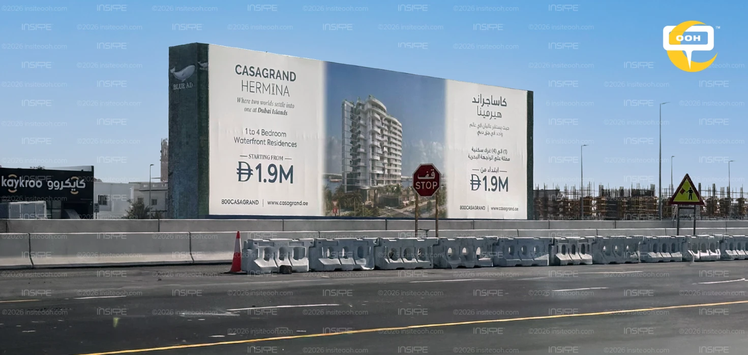 Casagrand Debuts on Dubai’s OOH to Announce Casagrand Hermina