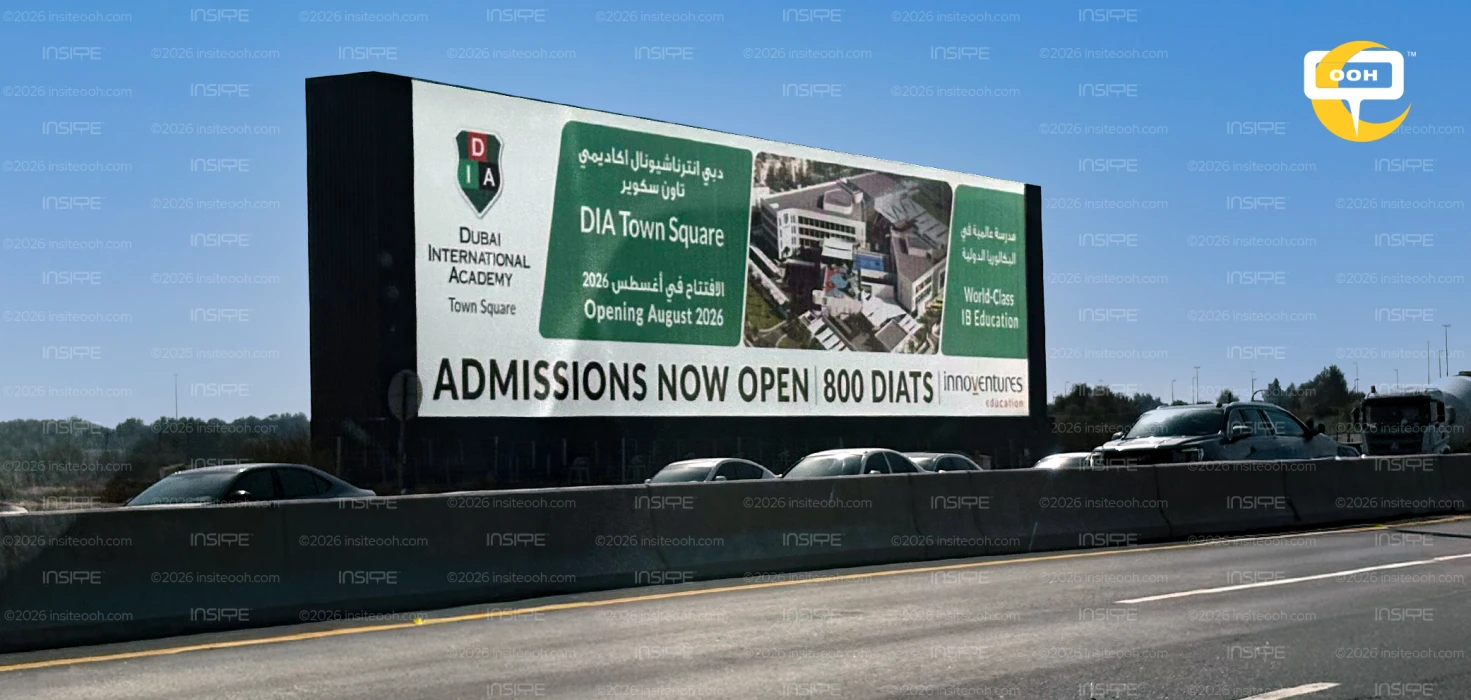 Dubai International Academy Commands D/OOH to Announce Its Town Square Arrival