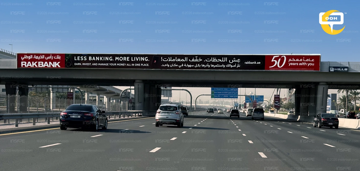 RakBank Continues Its 50 Years in Banking With Less Banking, More Living on OOH