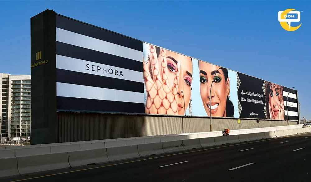 Sephora’s Giant UAE Billboards Make One Simple Request: “Share Something Beautiful”
