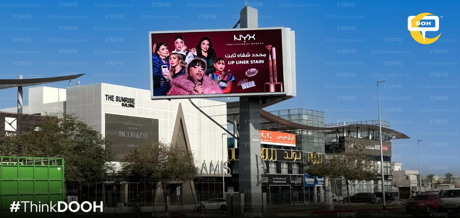 NYX Professional Makeup Lights Up Dubai with Influencer-Led DOOH Campaign