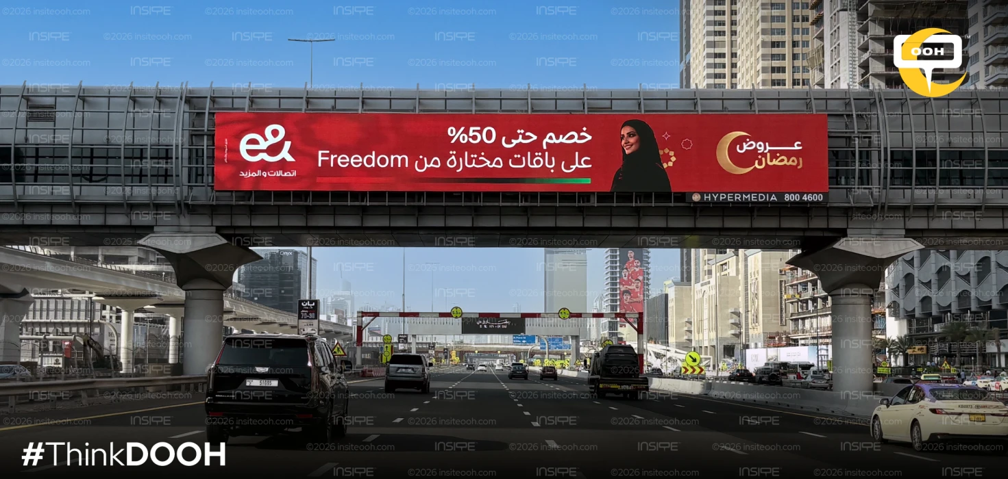 Etisalat by e& Brings Ramadan Savings to the Skyline with New Freedom Billboards