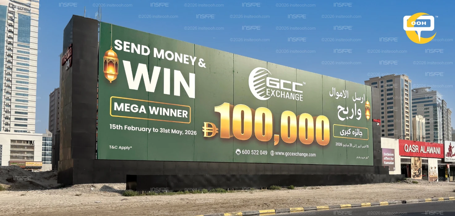 GCC Exchange's Sharjah OOH Campaign Promises a Mega Winner