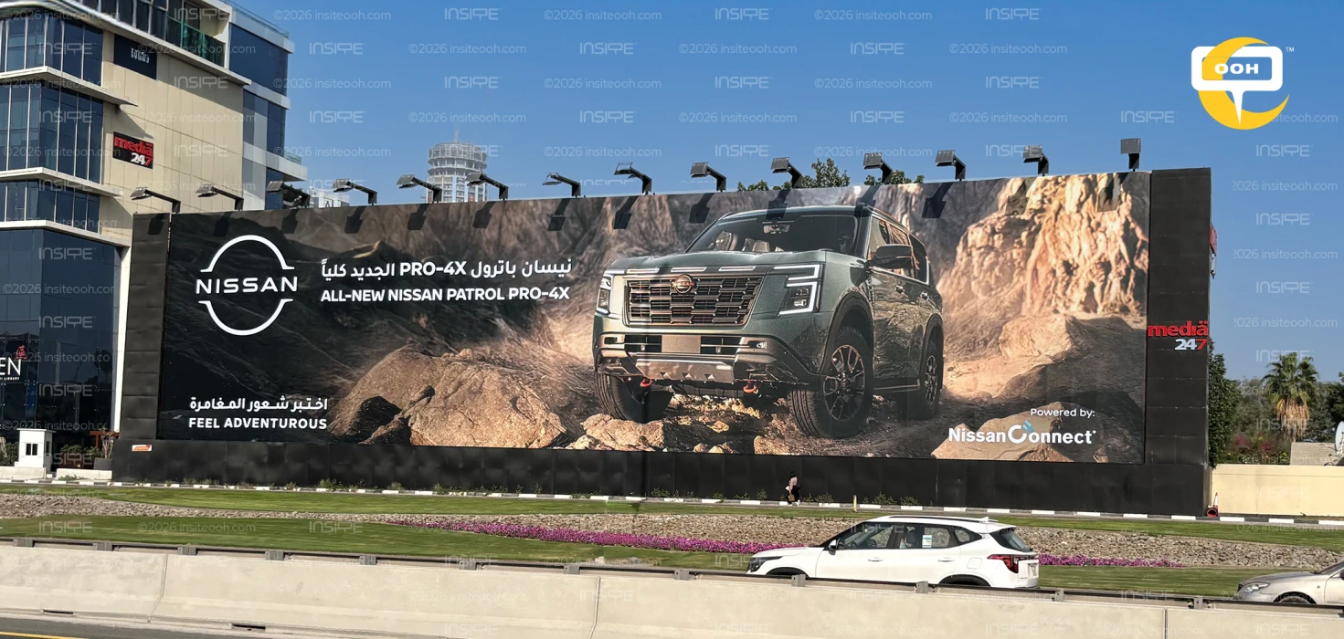 Nissan’s All-New Trail-Ready Patrol PRO-4X Commands Dubai’s OOH Landscape