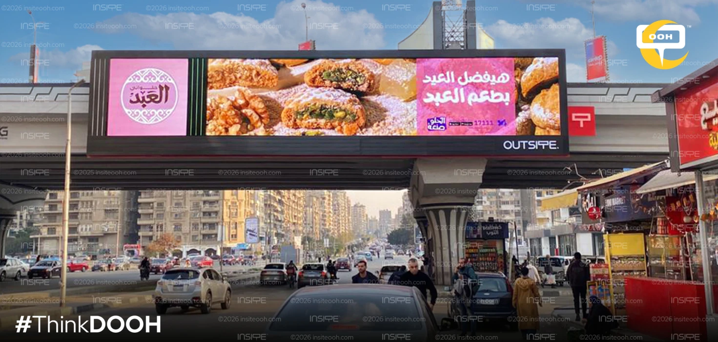 A Festive OOH Campaign Declares: The Original Taste of El Abd Won't Go Anywhere!