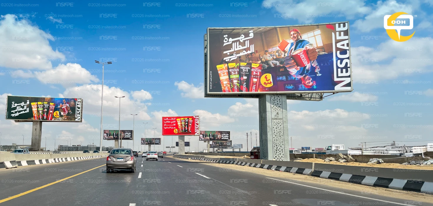 Nescafé Declares “For Students Who Want More Out of Life” Across Cairo’s OOH