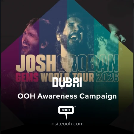 Dubai’s Billboards Sing as Dubai Calendar Turns Highways into a Stage for Josh Groban