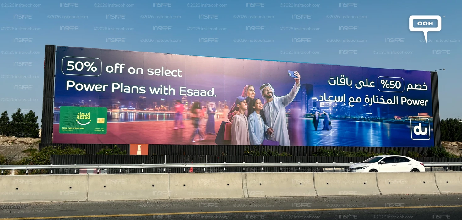 du Just Landed on the Outdoor Advertising Grid, Bringing Smiles to Every Family Member