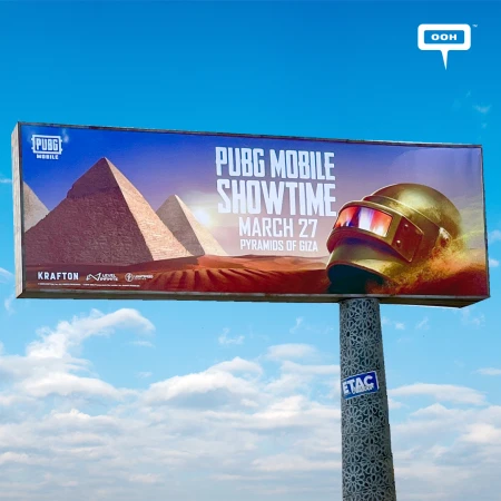 PUBG Mobile Ups the Ante on Cairo’s OOH Ahead of Their Show Time at the Pyramids