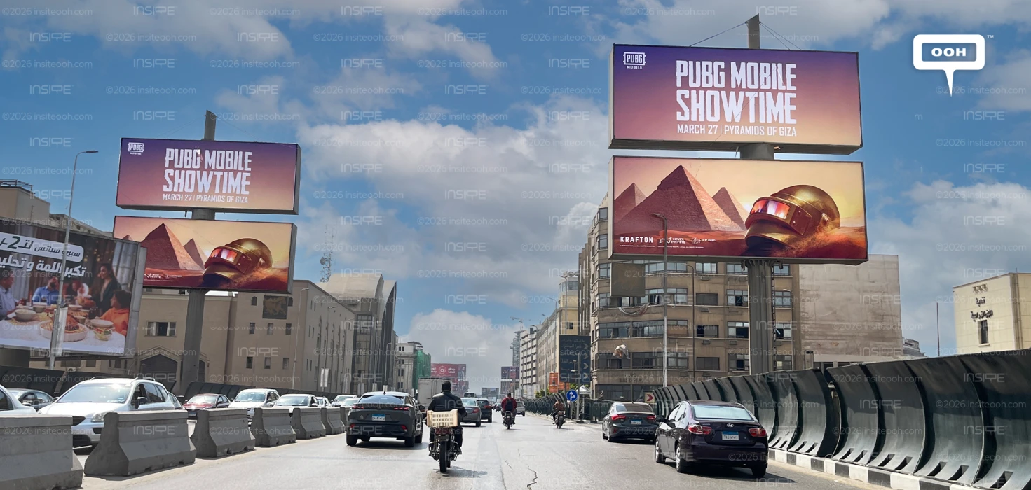 PUBG Mobile Ups the Ante on Cairo’s OOH Ahead of Their Show Time at the Pyramids
