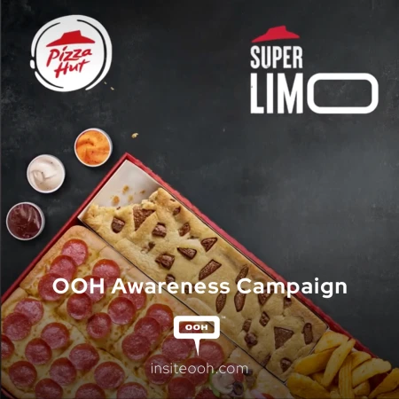 A Sweet Twist for 'Pizza Hut’s' Super Limo Via Billboards