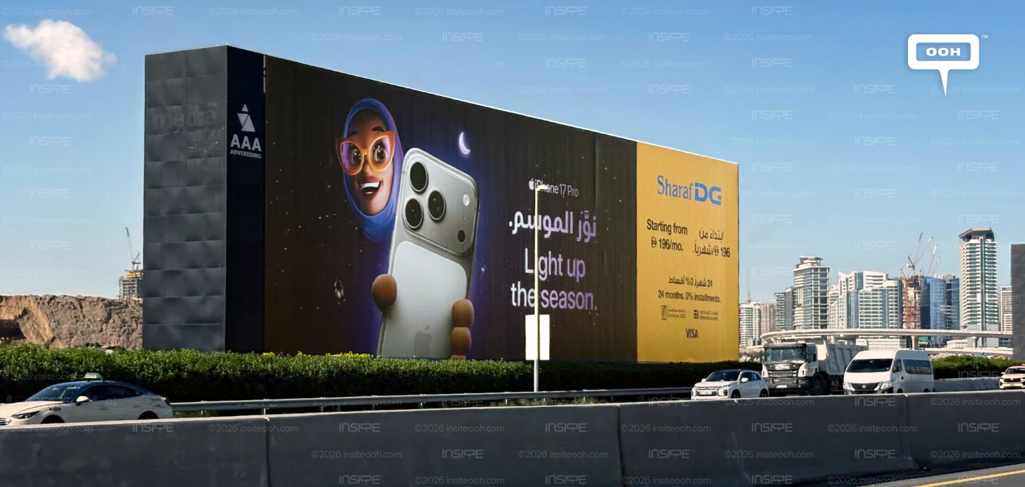 Sharaf DG and Apple Bring the iPhone 17 to Life Across UAE Billboards