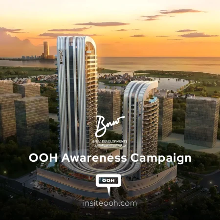 BNW Developments Takes Radisson Blu RAK Central Outdoors with a Die-Cut Hoarding in Dubai