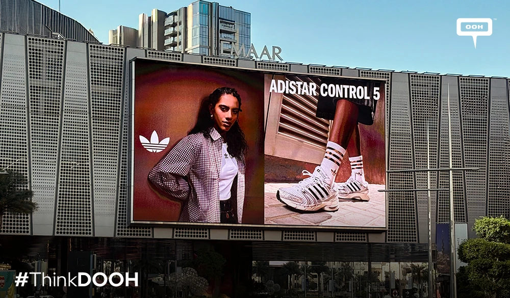 A Classic Brought Back to Life: Adistar Control 5 by Adidas Returns on Dubai’s DOOH