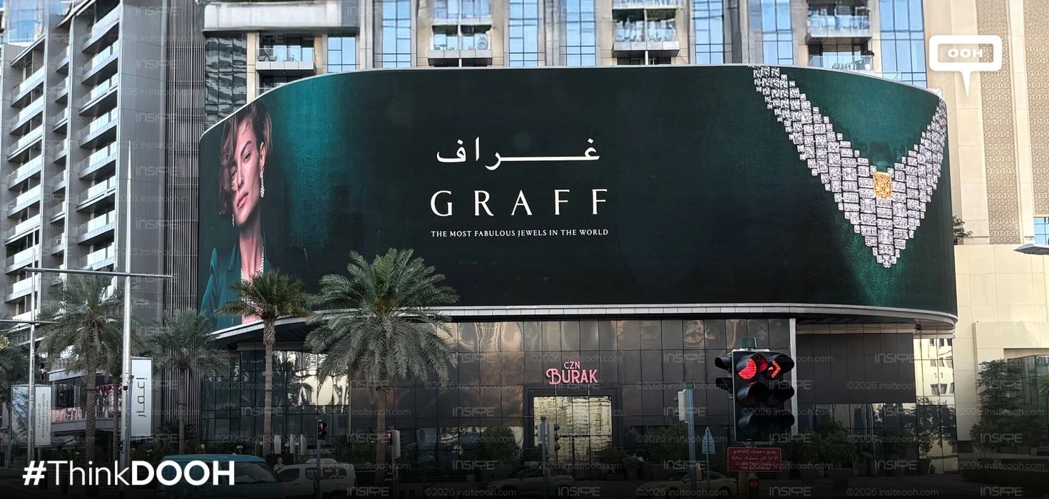Bibi Breslin and Graff Add the Bling to Dubai's DOOH Screens