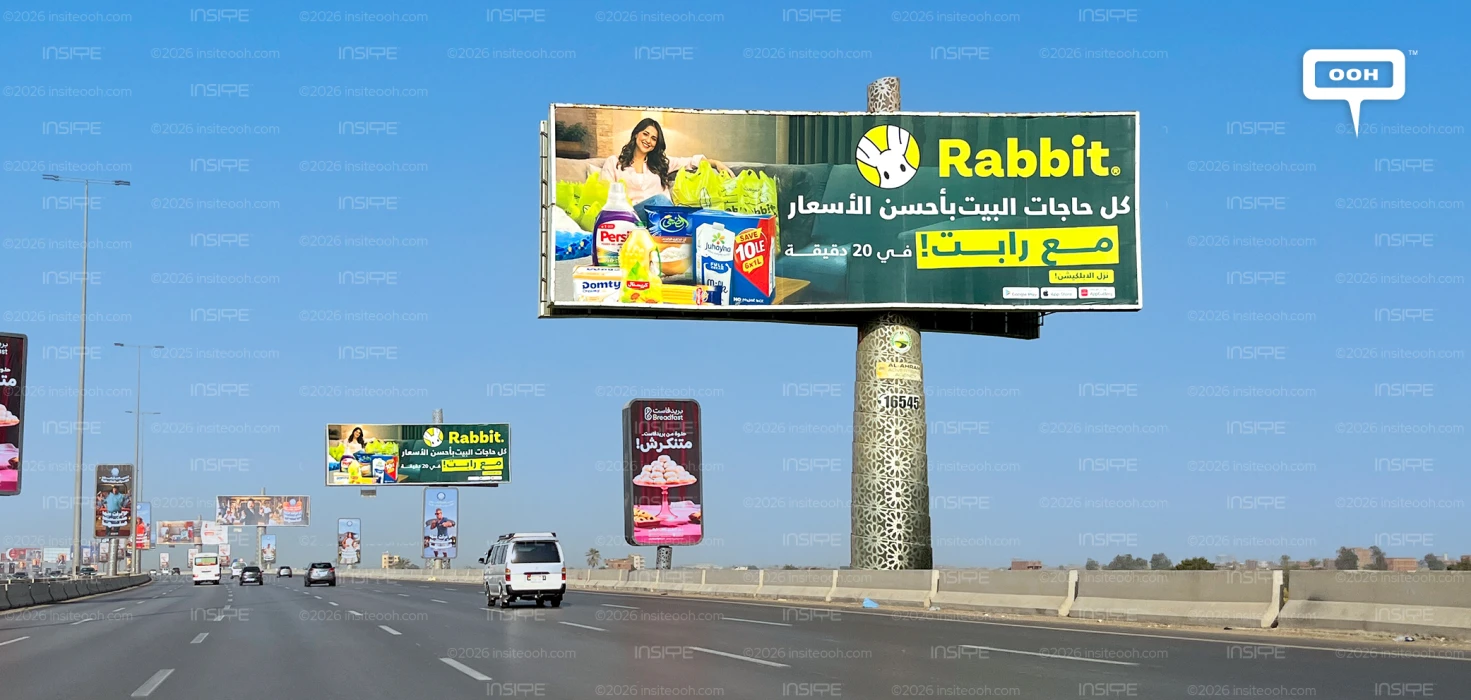 Rabbit Mart Scales Everyday Convenience on Cairo’s OOH Messaging