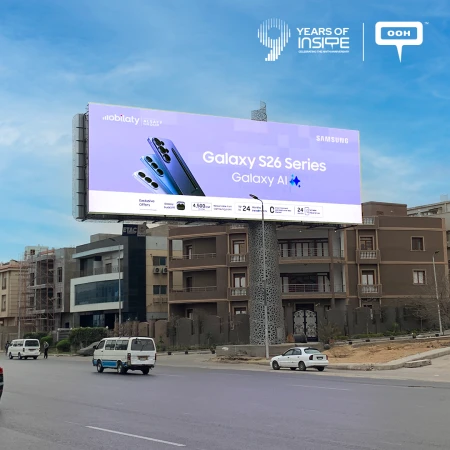Samsung S26 Series with Vodafone Dominate Cairo’s DOOH Landscape