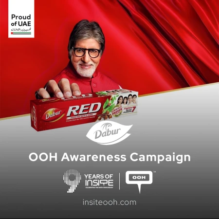 Dabur Red “7 Dental Problems, 1 Solution” Campaign Appears Across Dubai’s Hoardings with Amitabh Bachchan